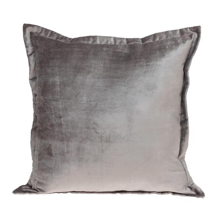 Palacedesigns 20 in. Premier Soft Touch Taupe Solid Color Accent Pillow Taupe PA3680054
